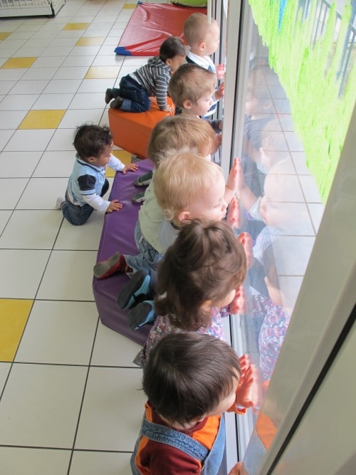 Accueillir le parent.